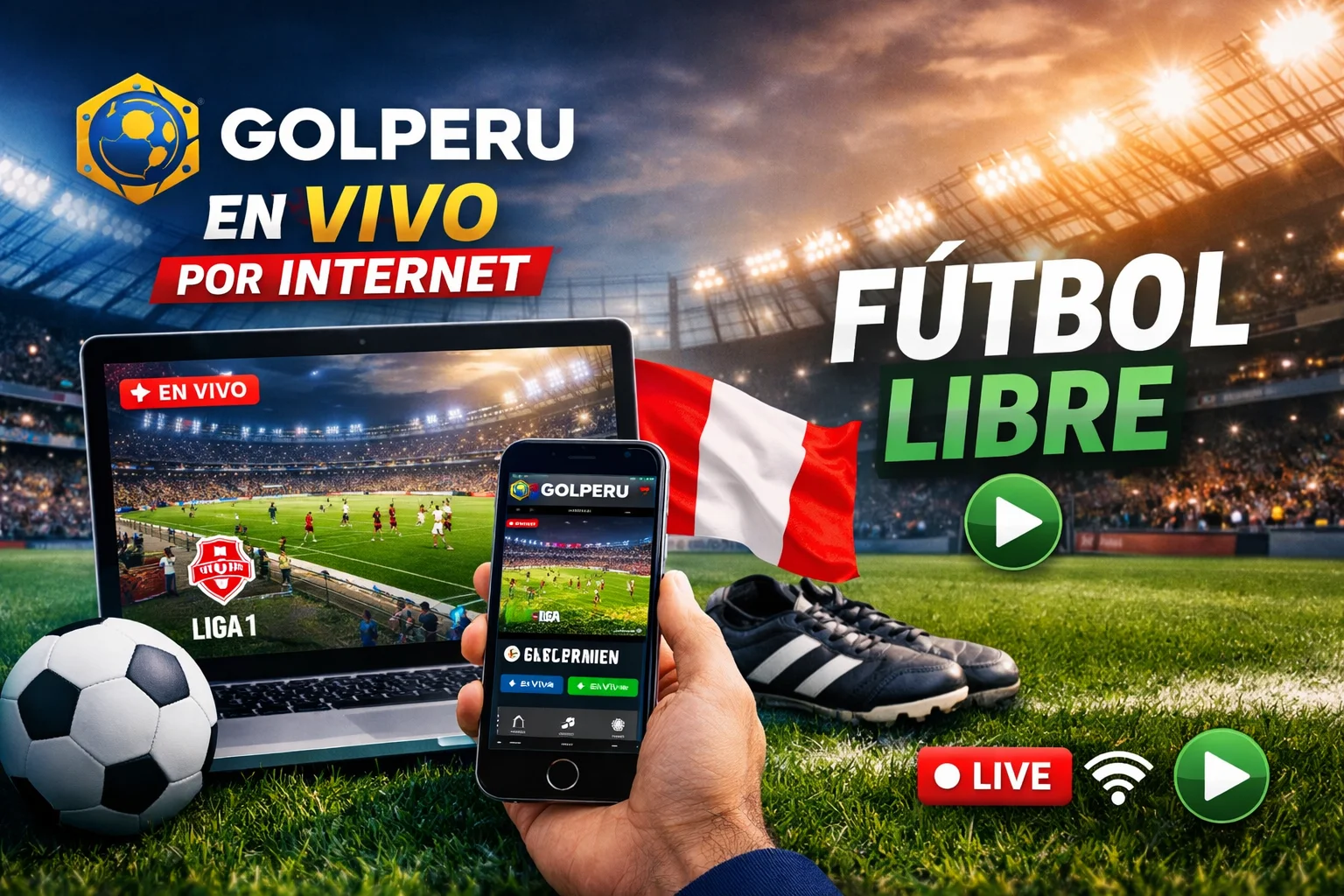 GOLPERU en vivo por Internet Fútbol Libre